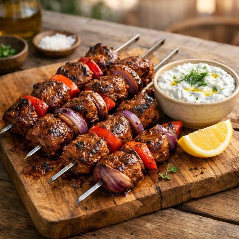 Brochettes d'agneau au rub