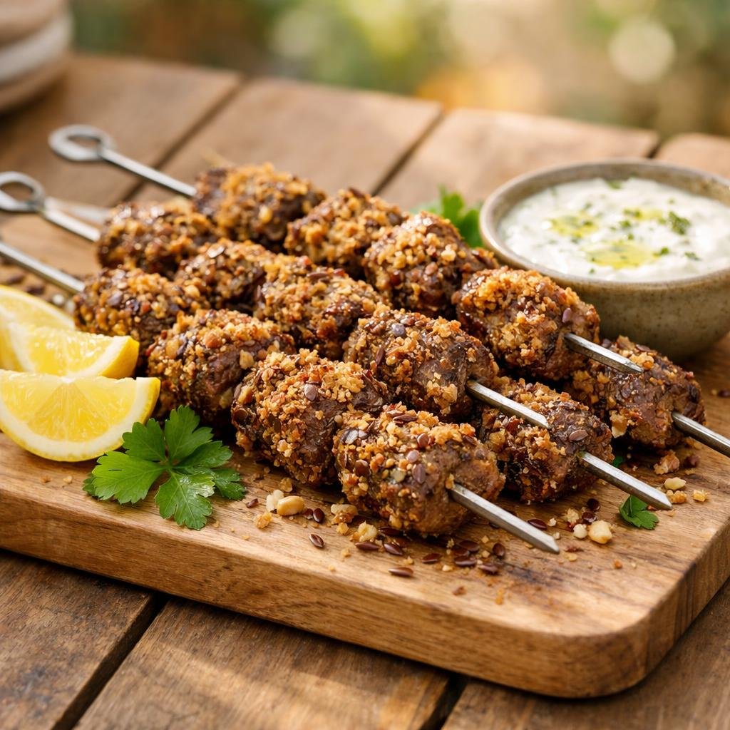 Brochettes d'agneau za'atar