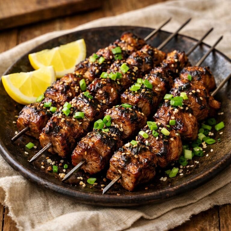 brochettes d'agneau coréennes