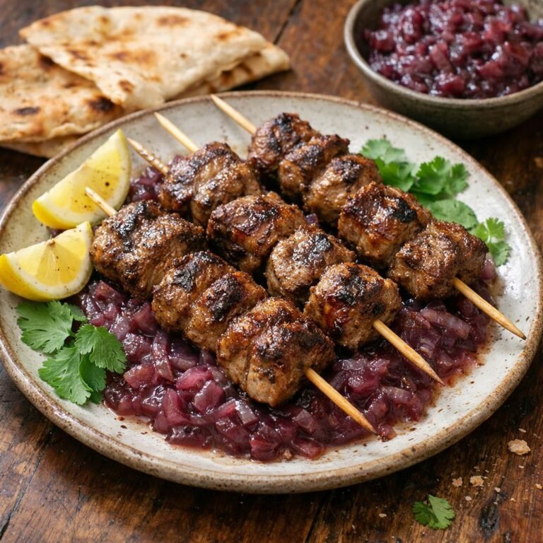 Brochettes d'agneau Baharat