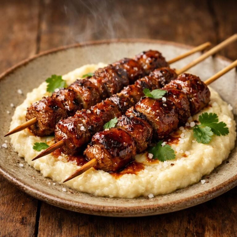 Brochettes d'agneau barbecue