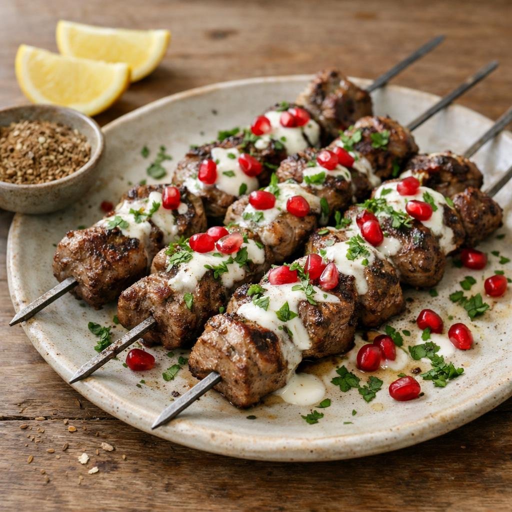 Brochettes d'agneau cumin