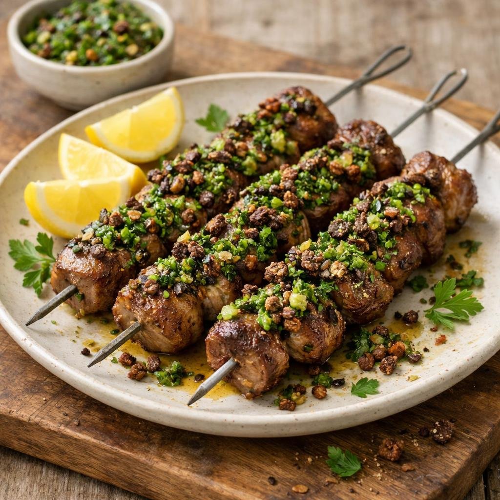 Brochettes d'agneau