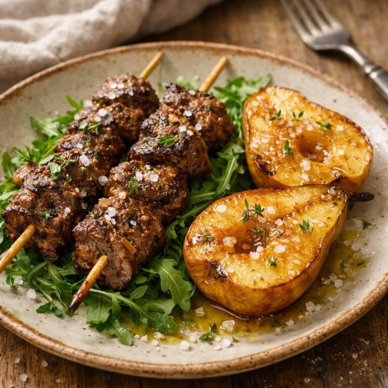 brochettes d'agneau épicées