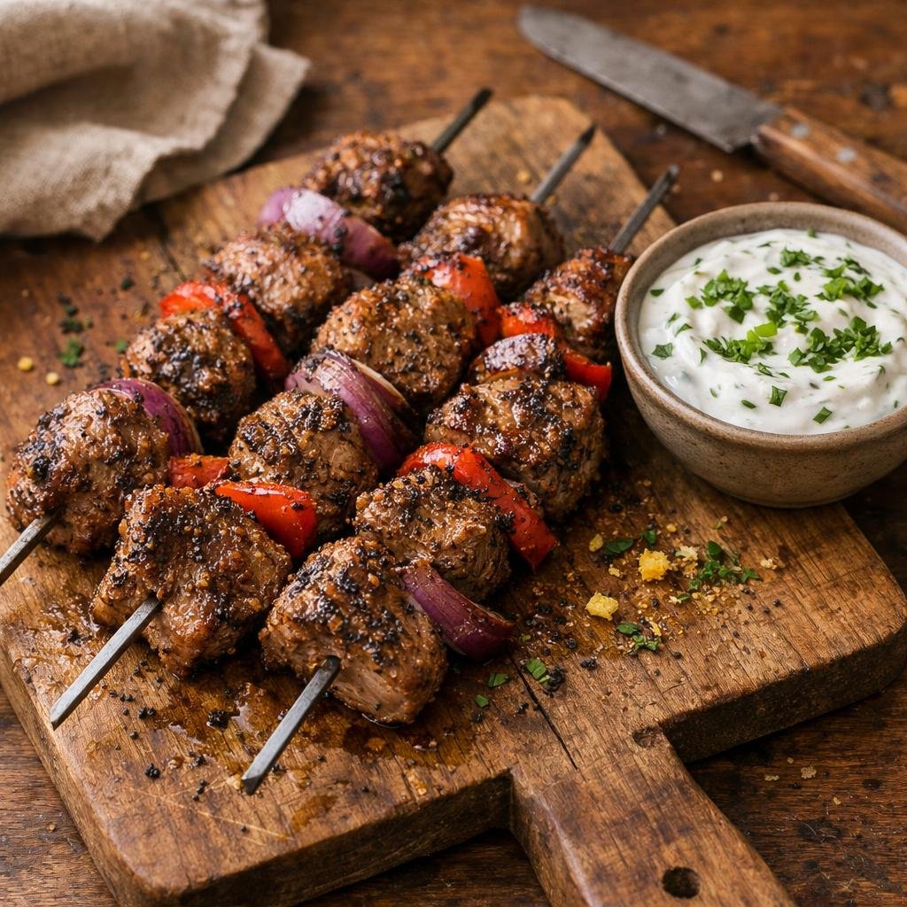 brochettes d'agneau