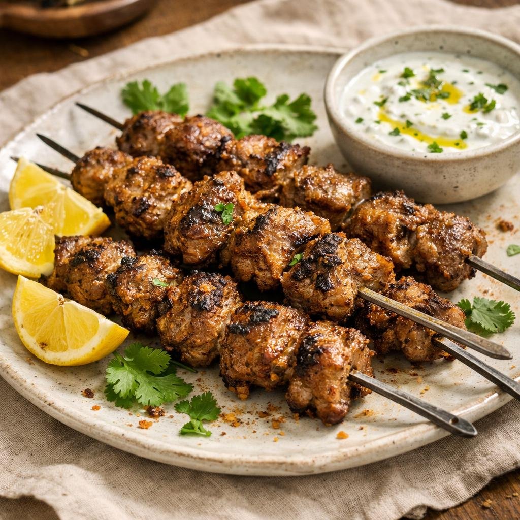 brochettes d'agneau