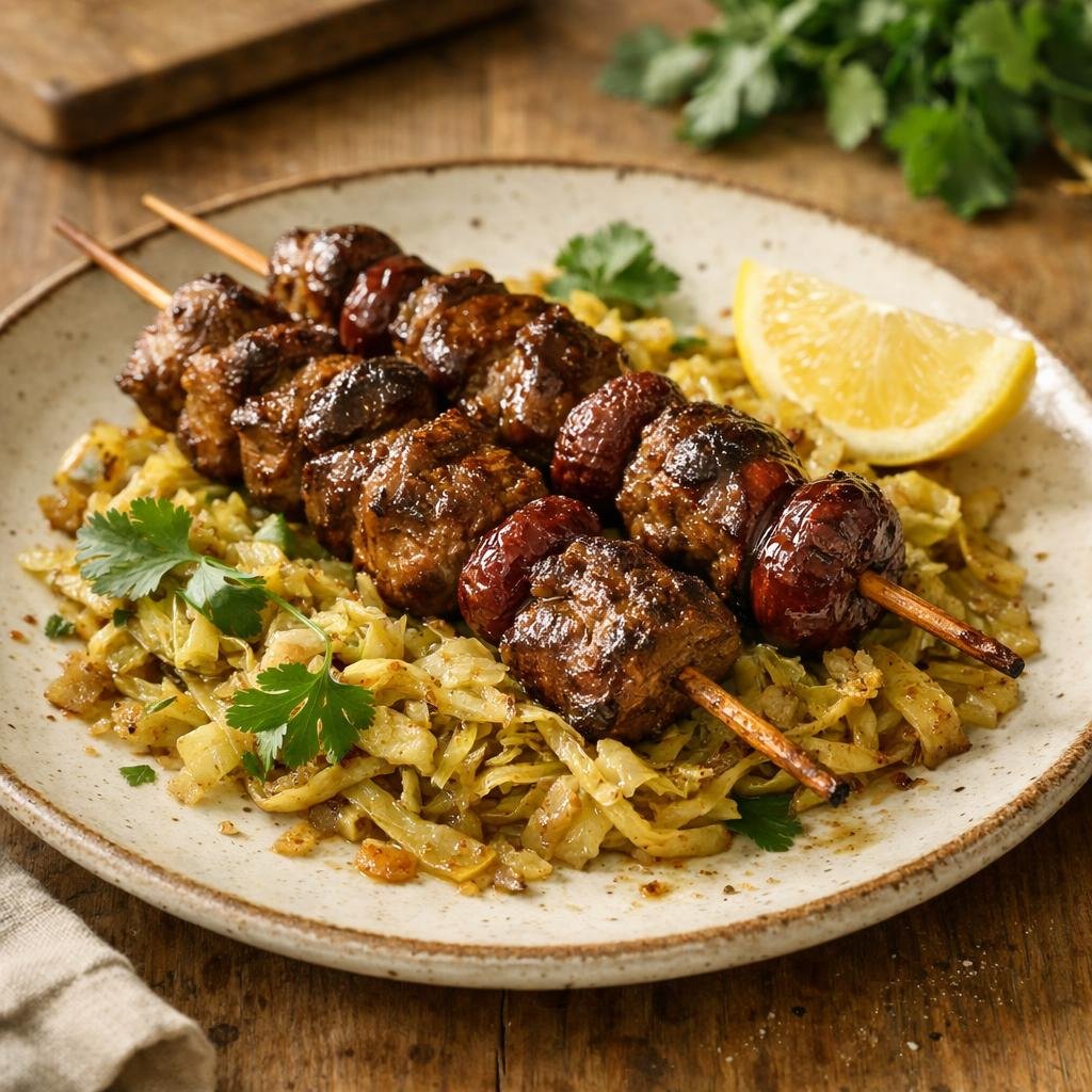 brochettes d'agneau jujube