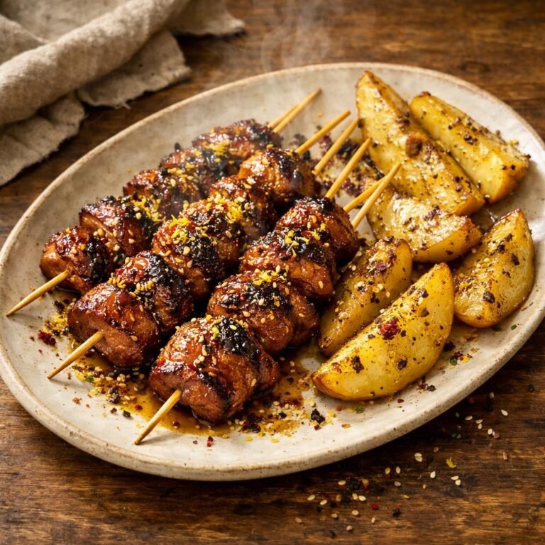 brochettes de canard