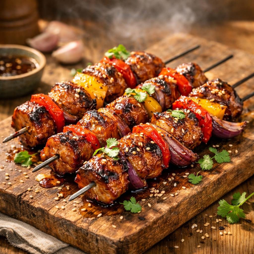 Brochettes de porc