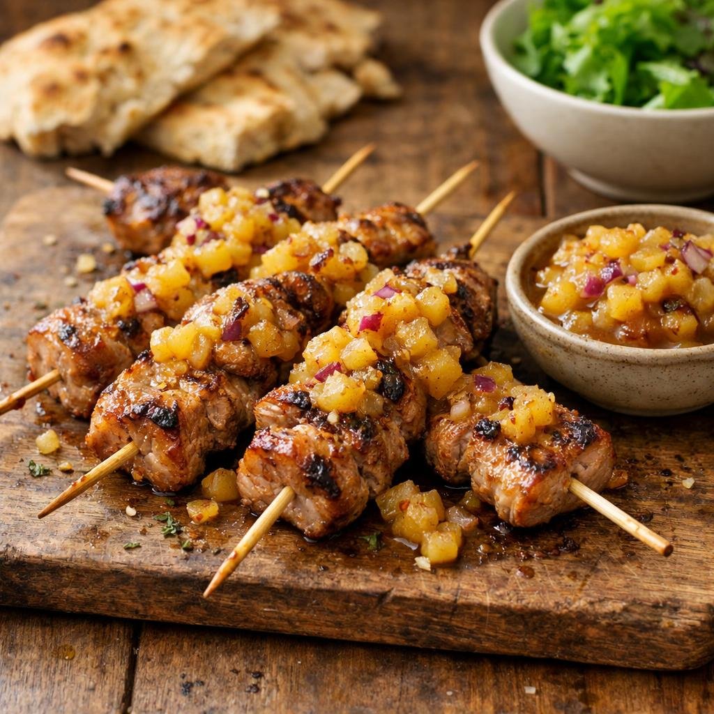 Brochettes de porc