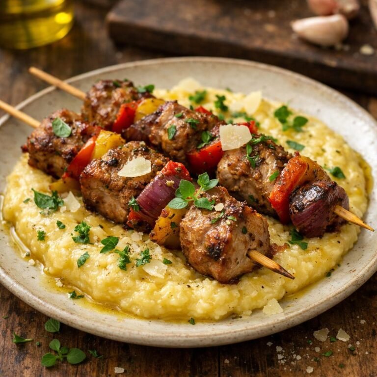 Brochettes de porc siciliennes