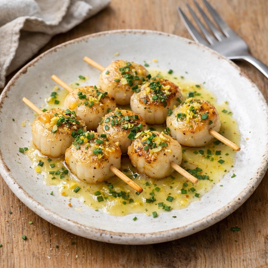 Brochettes de Saint-Jacques
