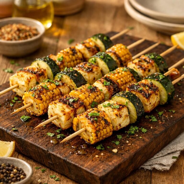 Brochettes halloumi Sweet Smoke