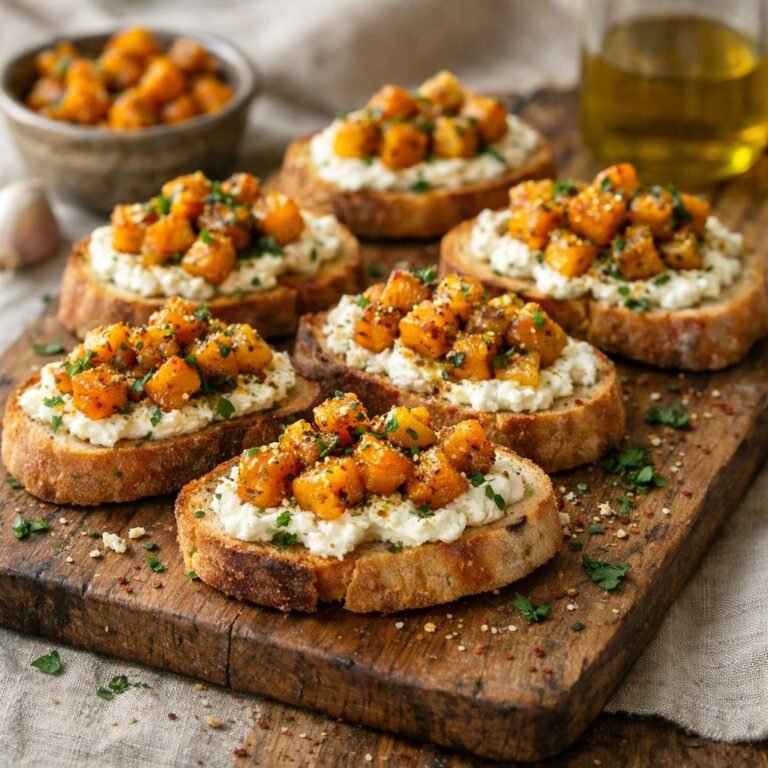 Bruschette de butternut