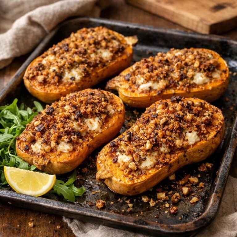Butternut en croûte basque