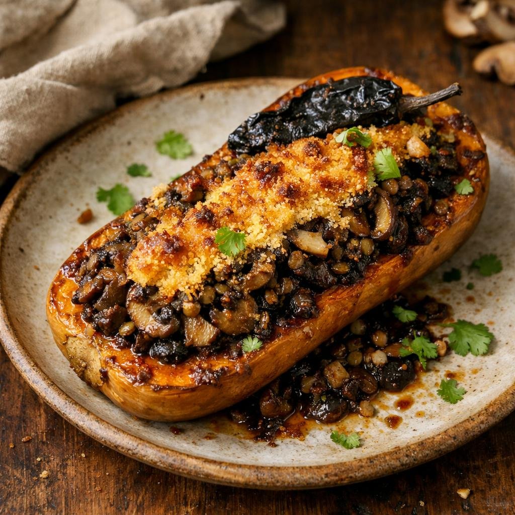 Butternut farcie Pasilla