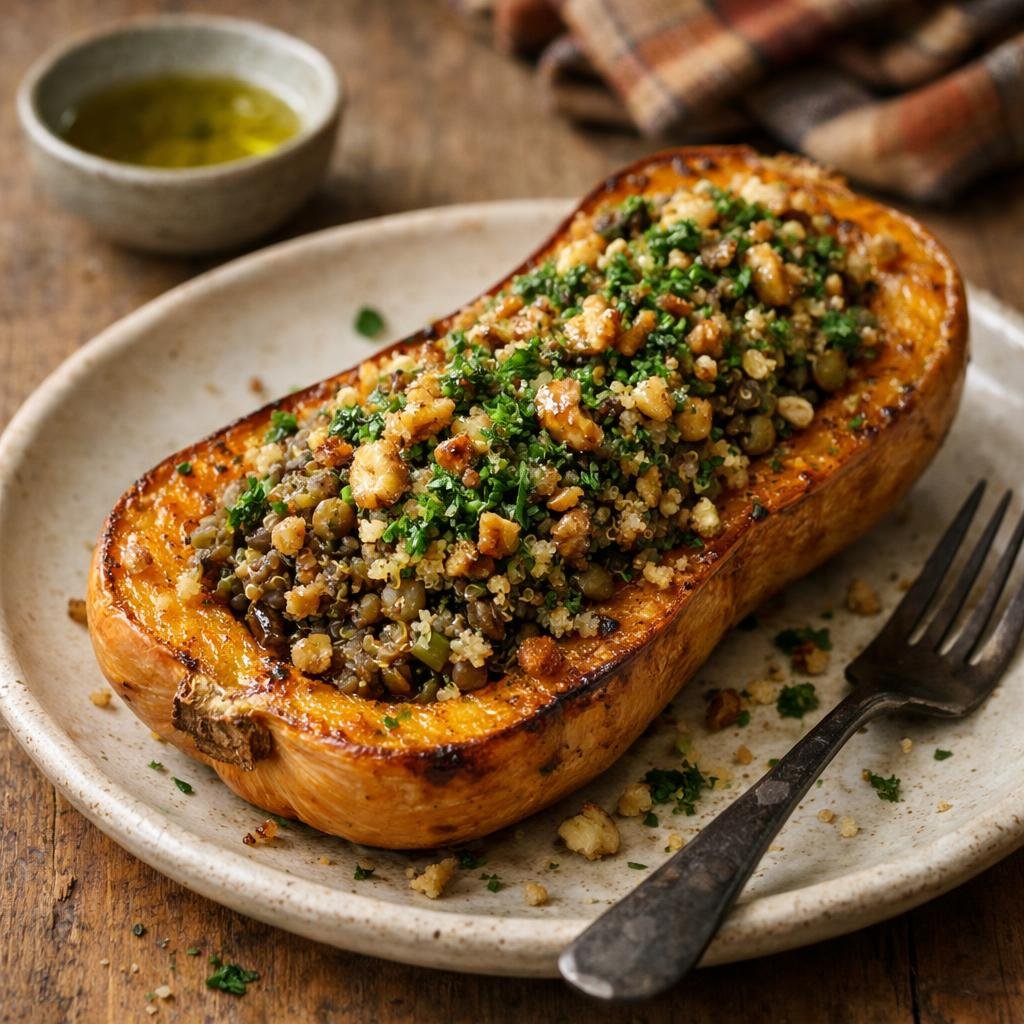 butternut farcie persillade