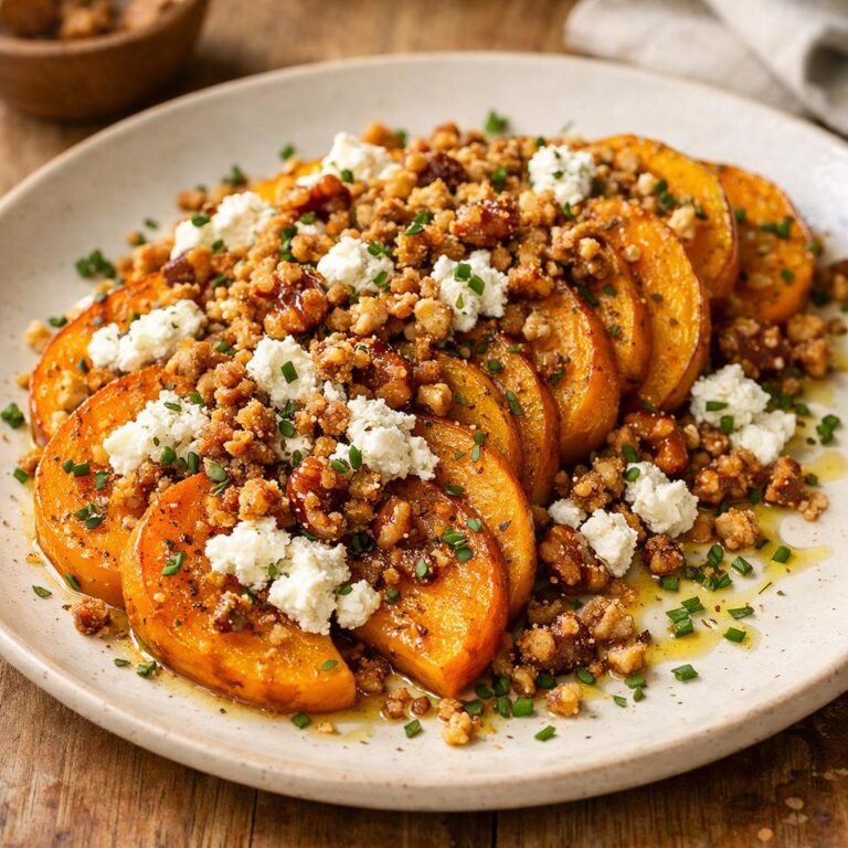 Butternut rôti chèvre