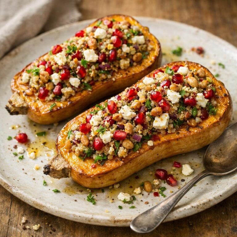 Butternut rôti farci