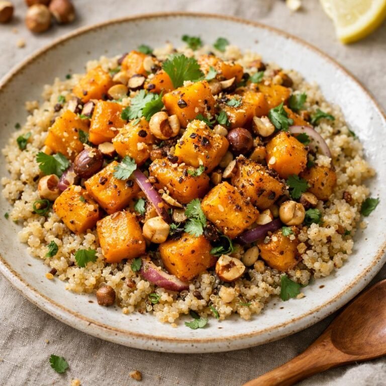 Butternut rôti quinoa