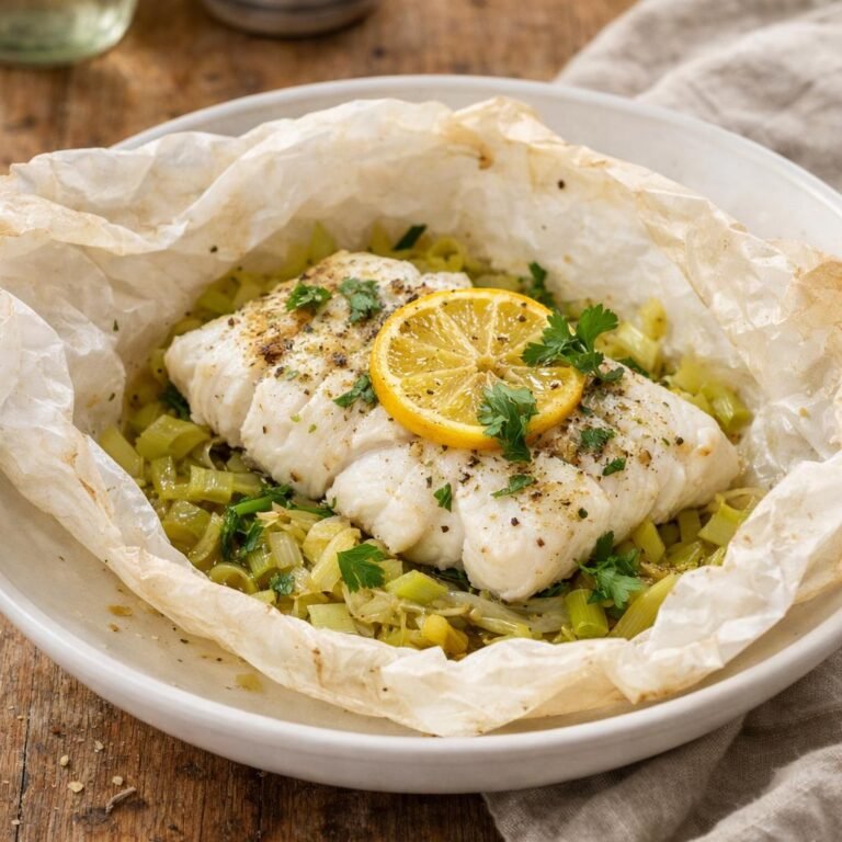 Cabillaud en papillote