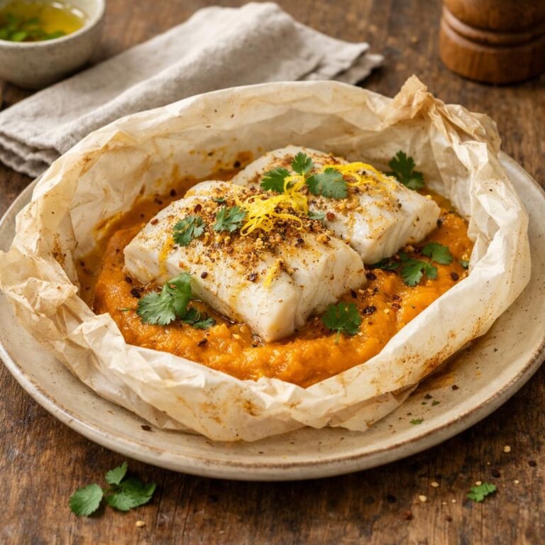 cabillaud en papillote