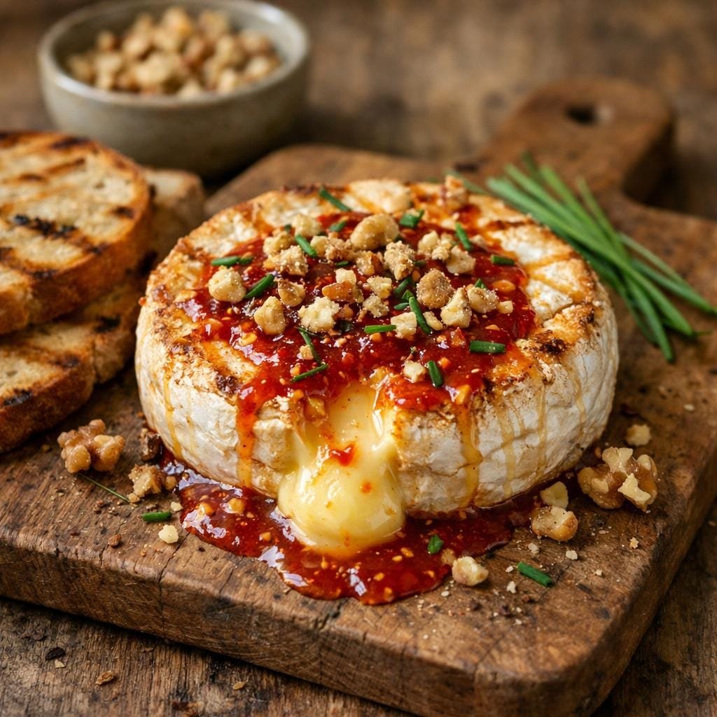 Camembert rôti pimenté