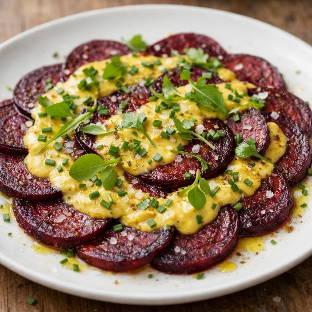carpaccio betterave curry