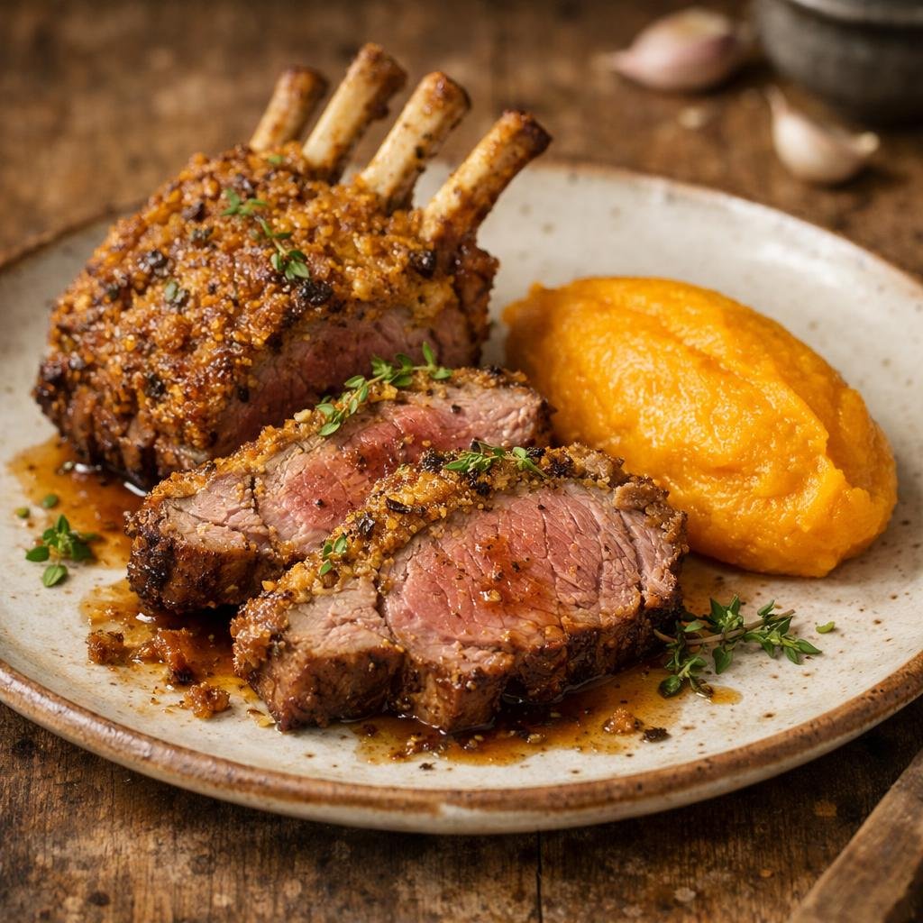 Carré d'agneau au curry