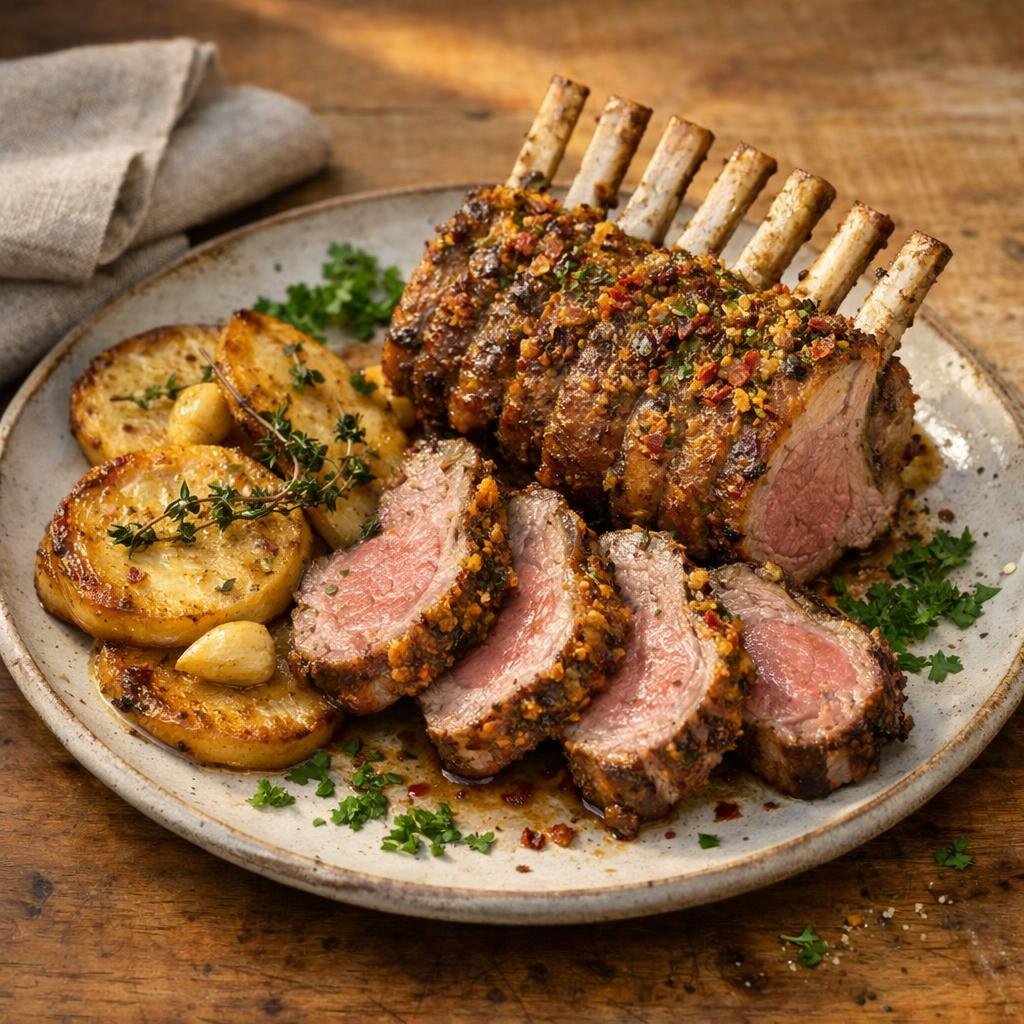 Carré d'agneau Plancha Basque