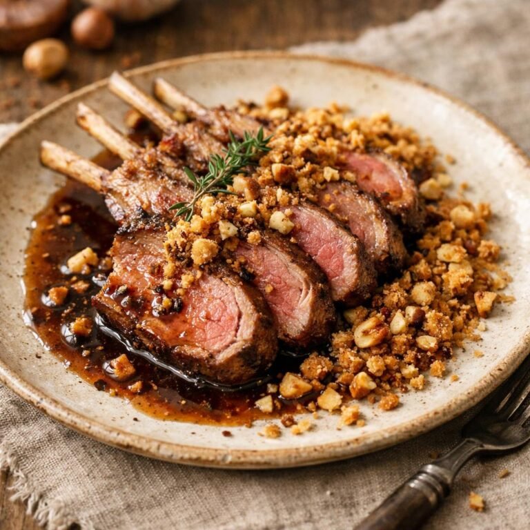 carré d'agneau truffe