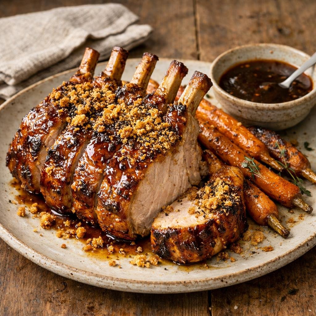 Carré de porc laqué