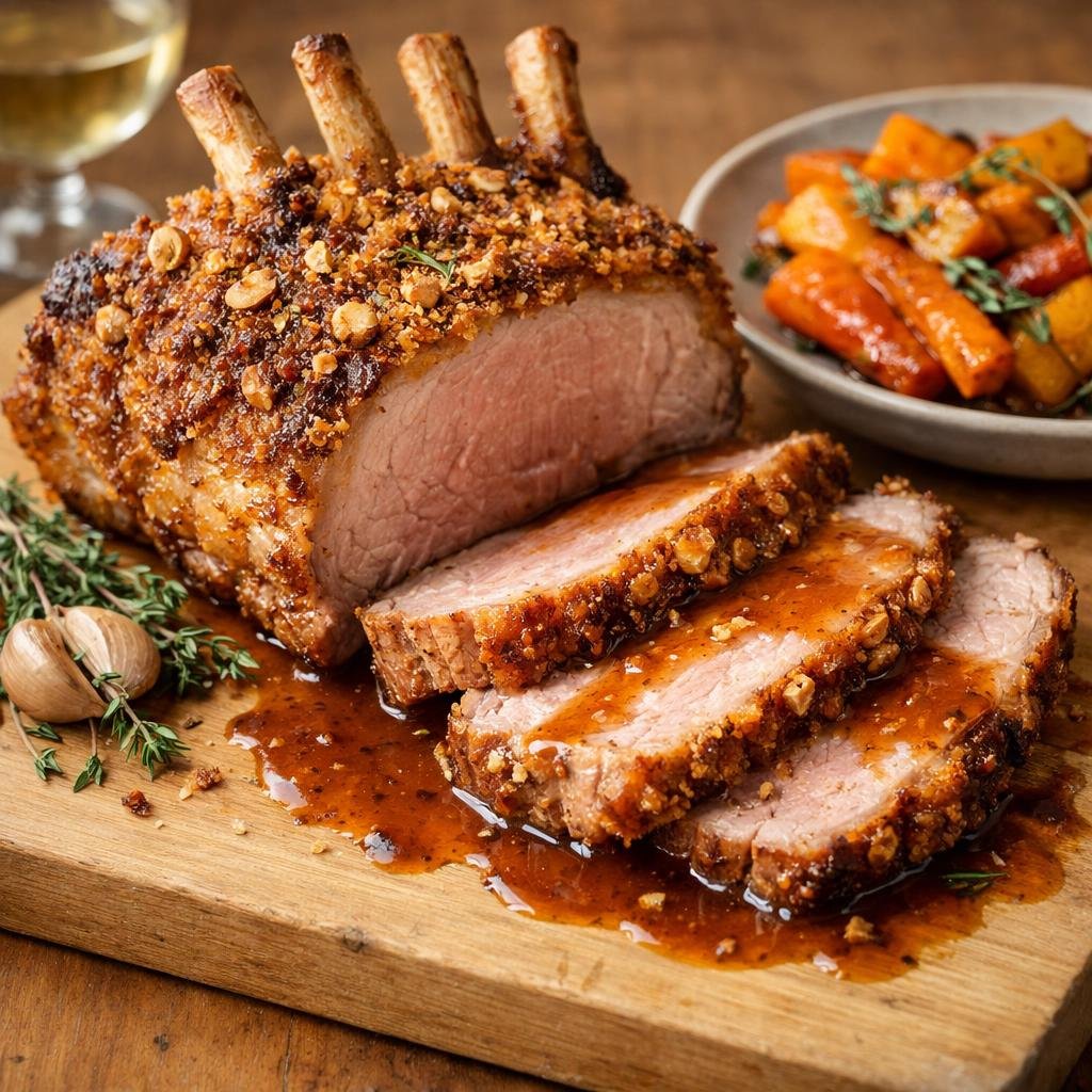Carré de porc noisettes