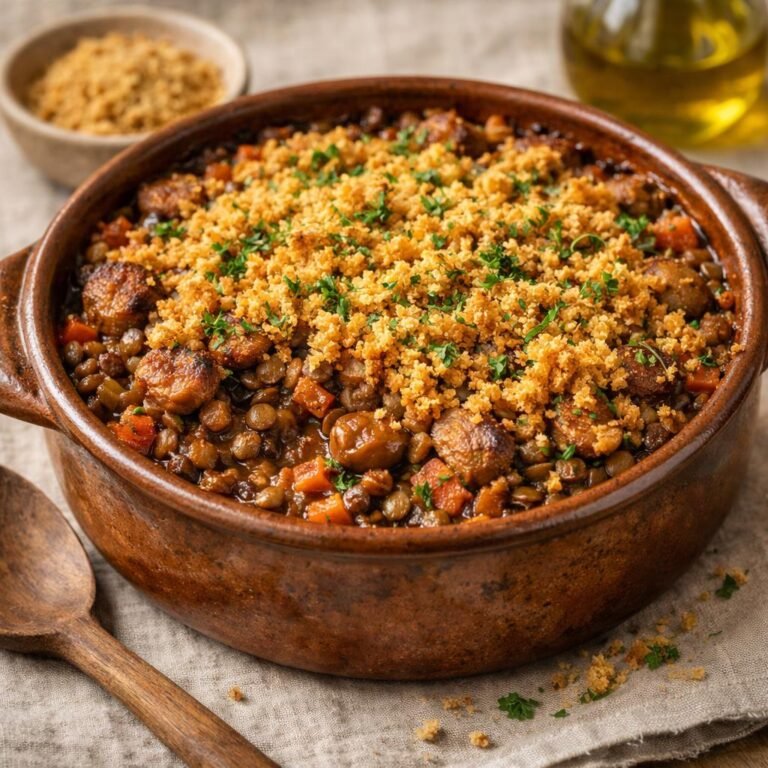 Cassoulet végétal lentilles