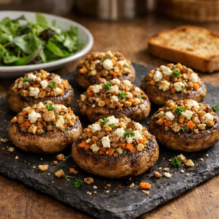 champignons farcis carottes