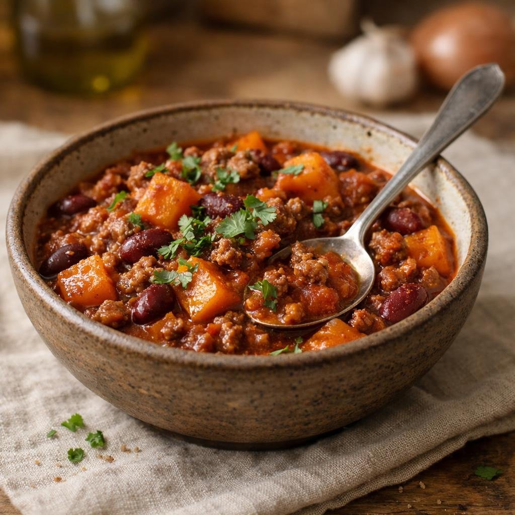 Chili bœuf potimarron