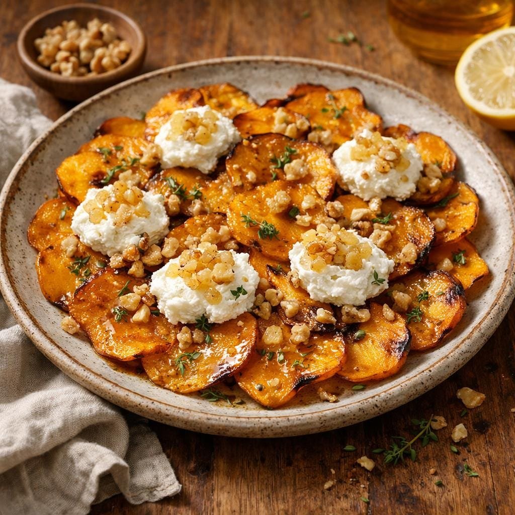 Chips butternut ricotta