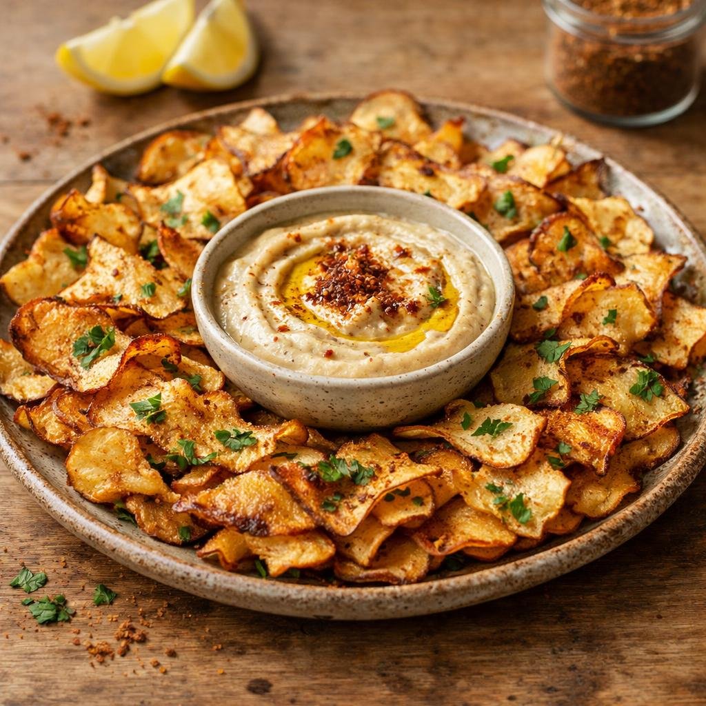 Chips de panais épicées
