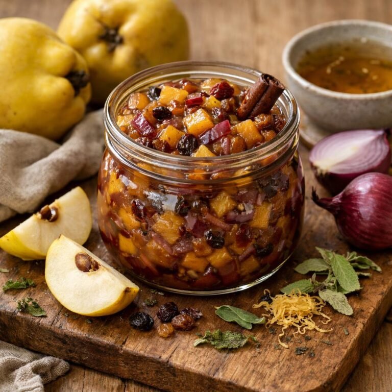 chutney de coings