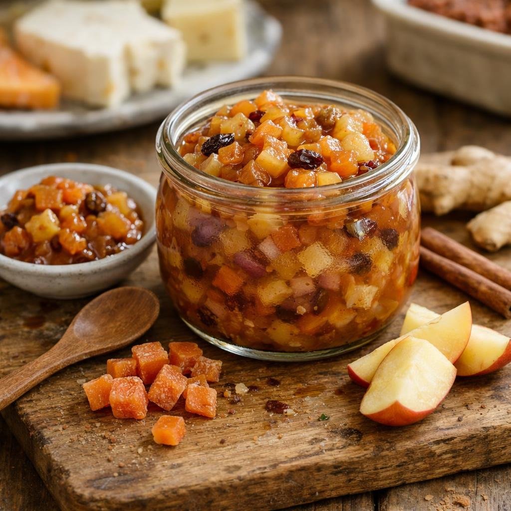 Chutney papaye pomme