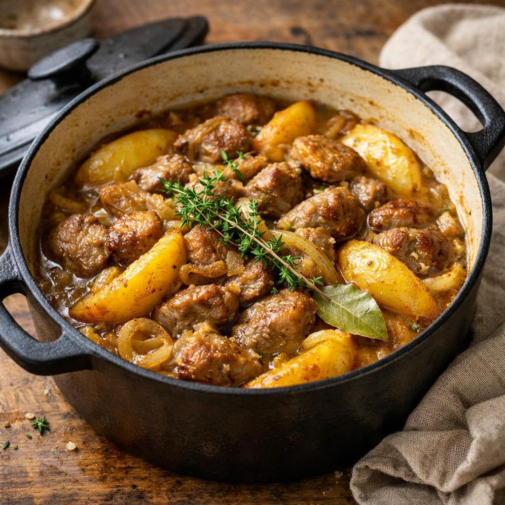 Cocotte de veau mijoté