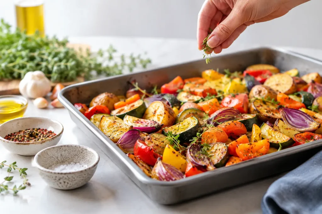 Comment assaisonner des légumes rôtis ?