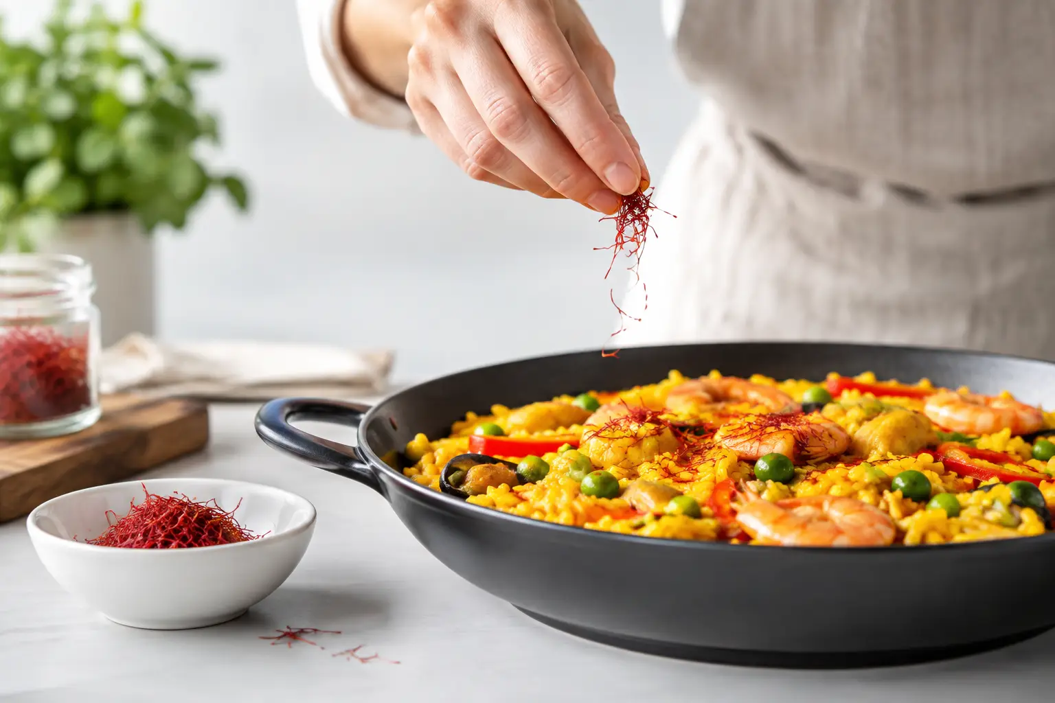 Comment doser le safran sans couvrir le plat