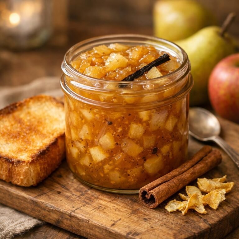 Confiture de poires épicée