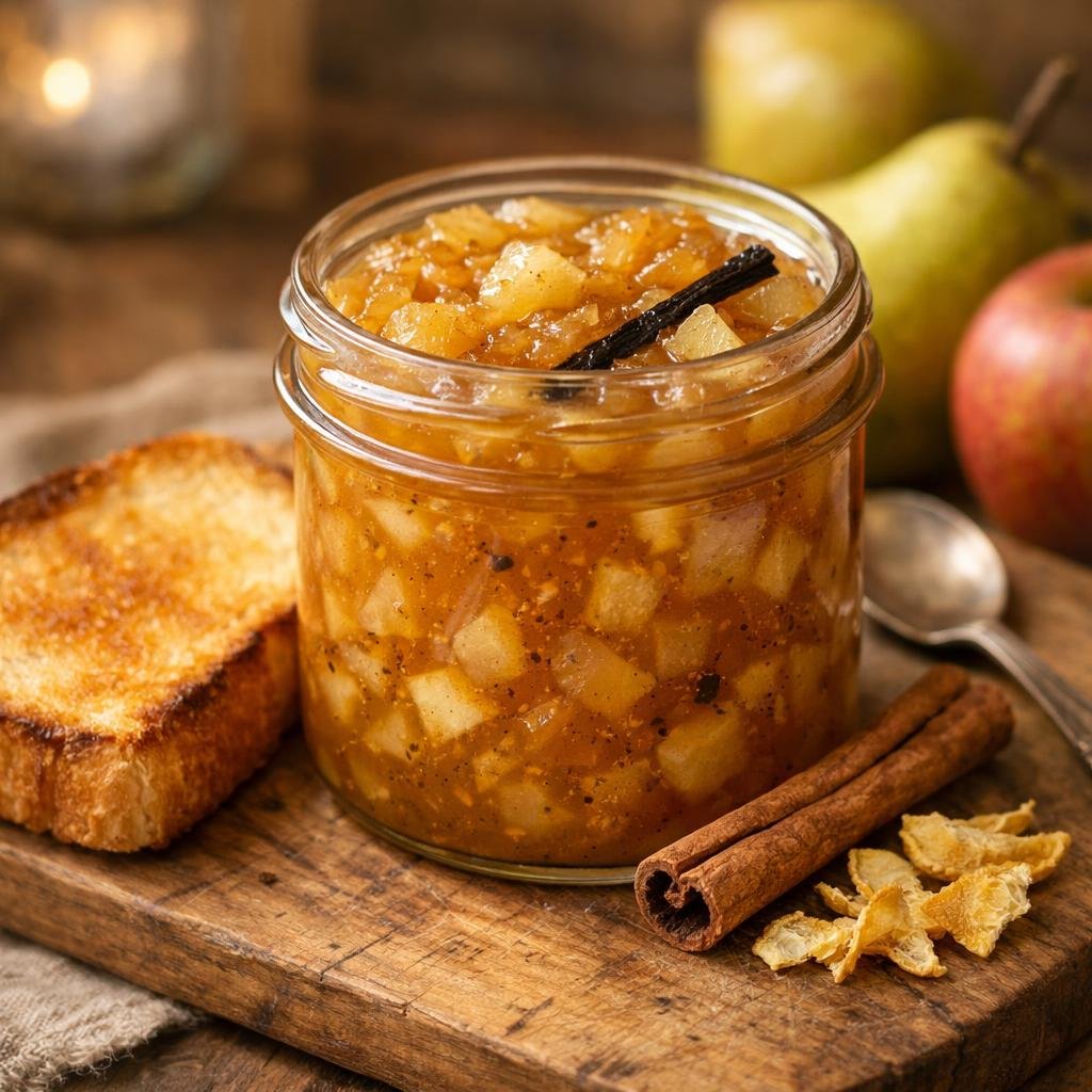 Confiture de poires épicée