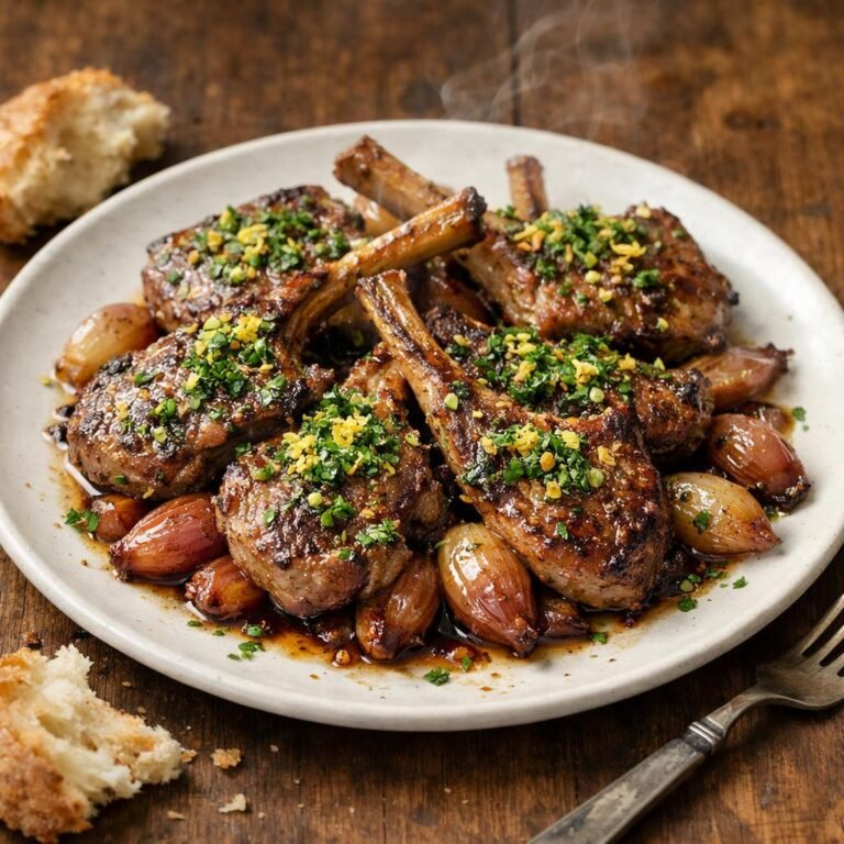Côtelettes d'agneau César