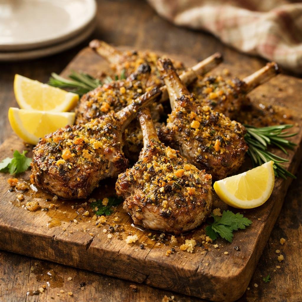 Côtelettes d'agneau grillées