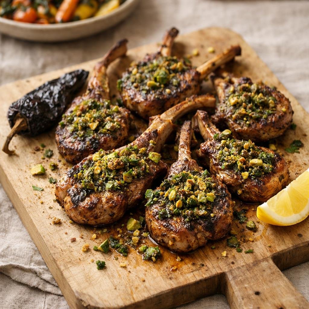 Côtelettes d'agneau grillées