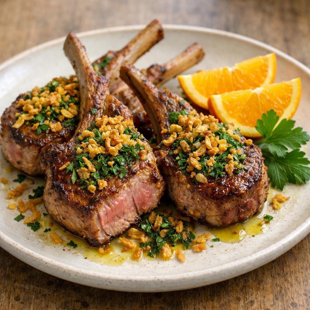 Côtelettes d'agneau grillées
