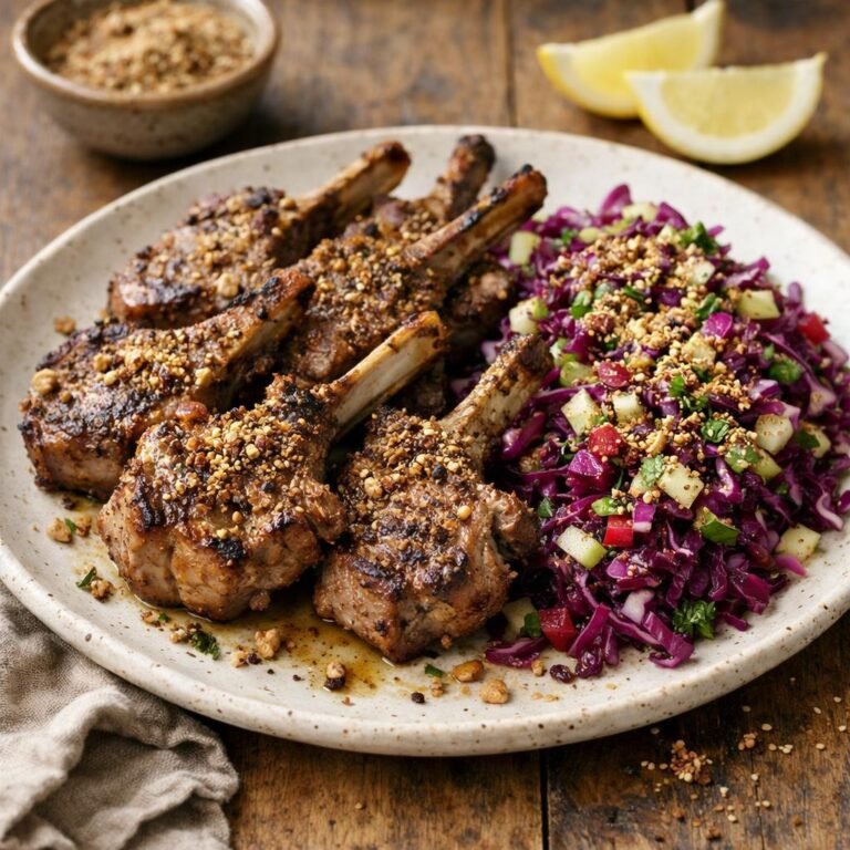 Côtelettes d'agneau grillées